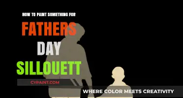 Creative Father’s Day Silhouette Painting Ideas for a Personalized Gift