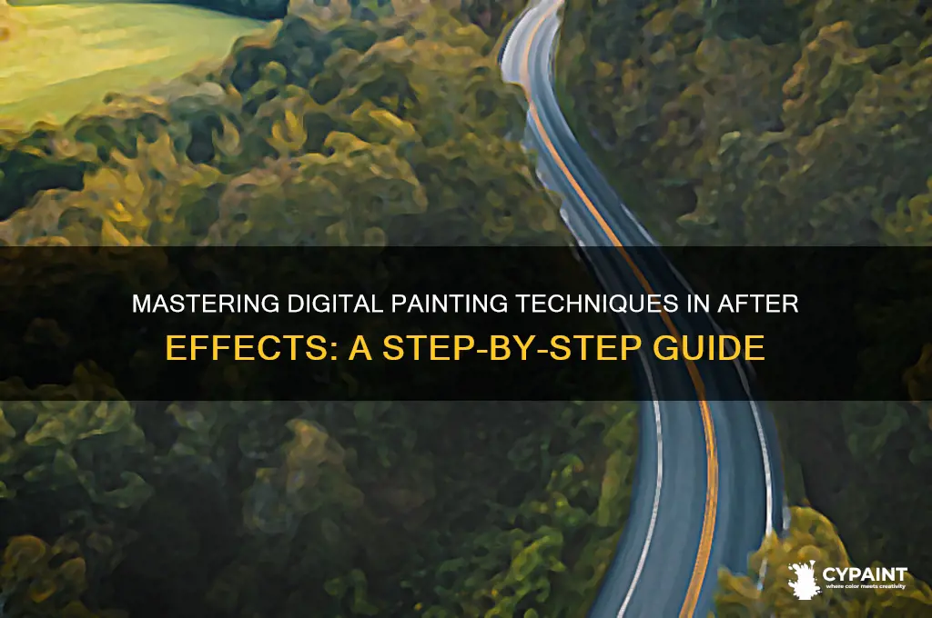 how to paint something in after effects