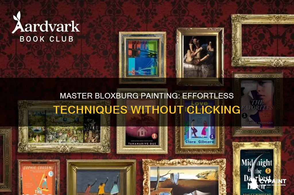 how to paint something in bloxburg without clicking