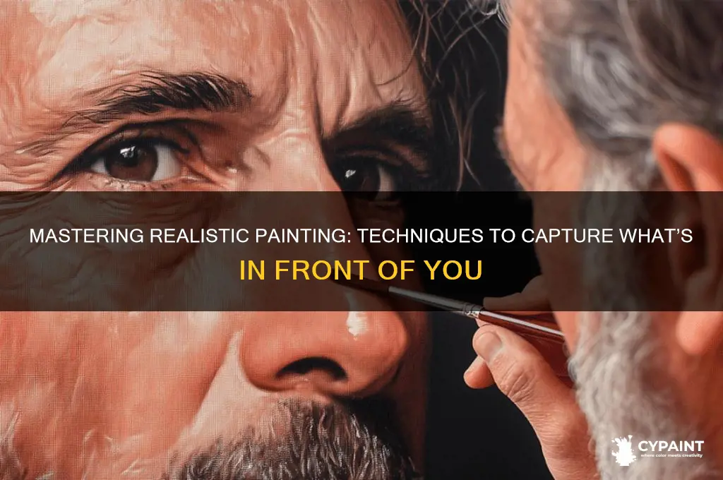 how to paint something in front of you