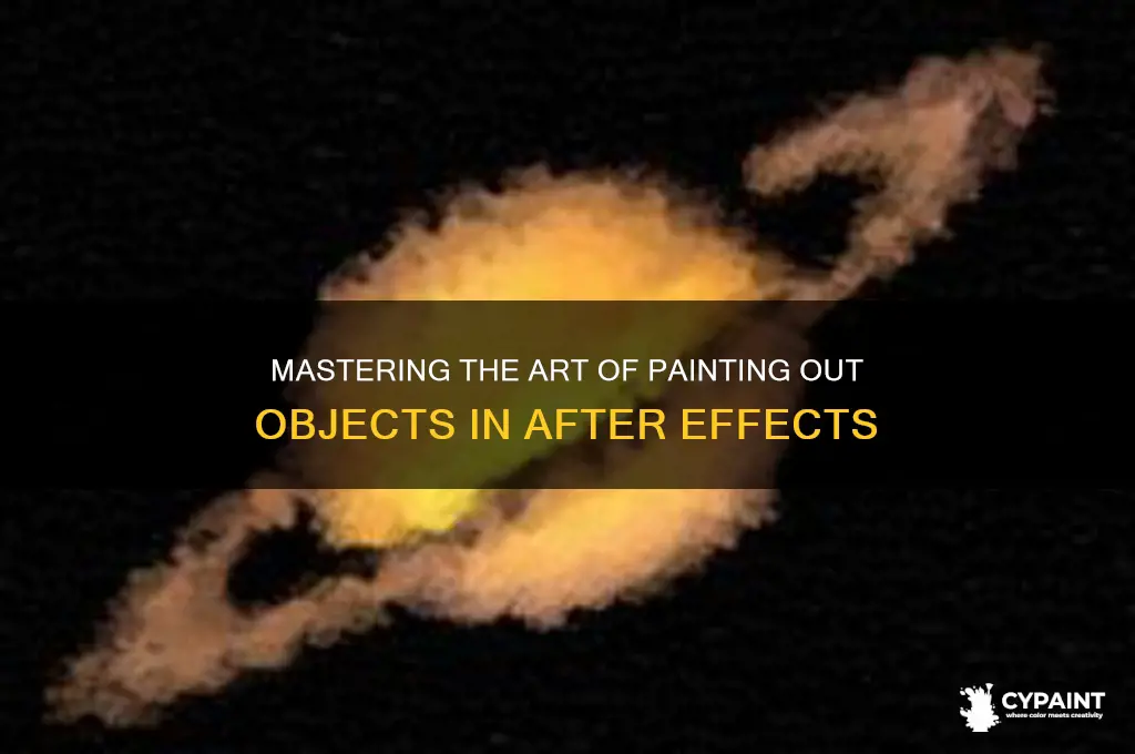 how to paint something out in after effects