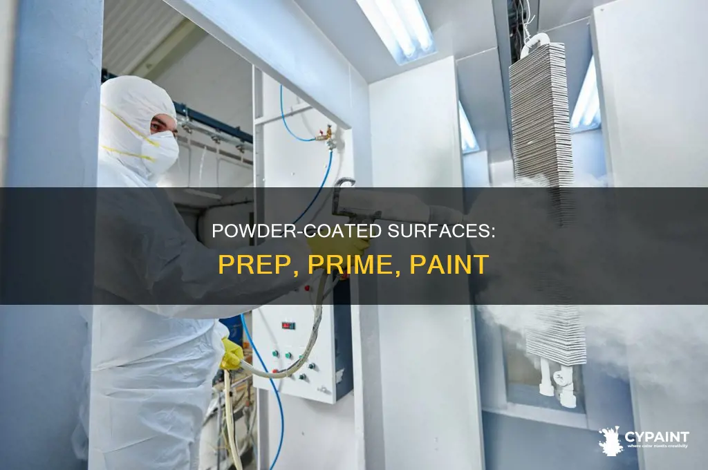 how to paint something that has been powder coated