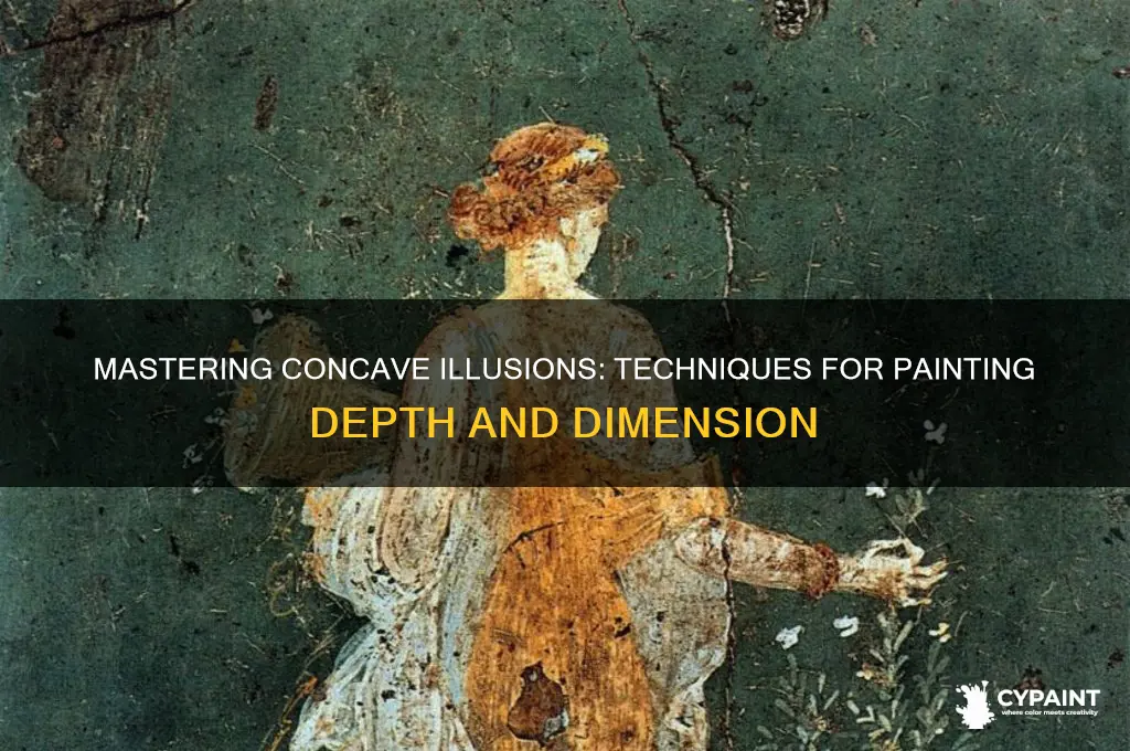 how to paint something that looks concave