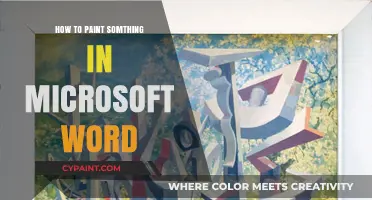 Mastering Artistic Techniques: How to Paint in Microsoft Word