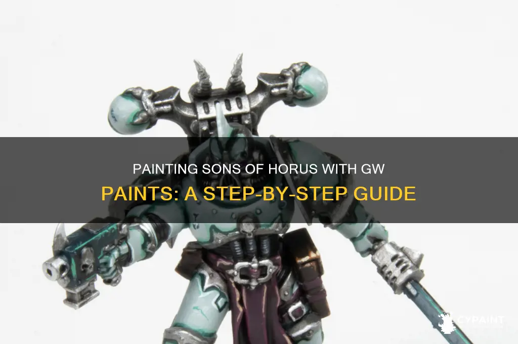 how to paint sons of horus with gw paints