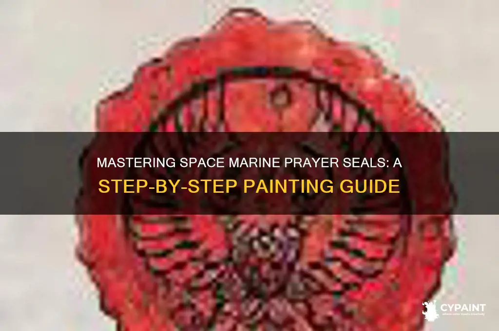 how to paint space marine prayer seals