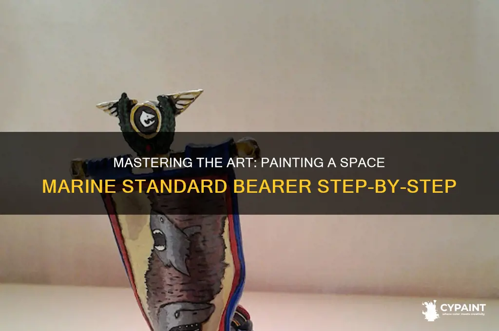 how to paint space marine standard bearer