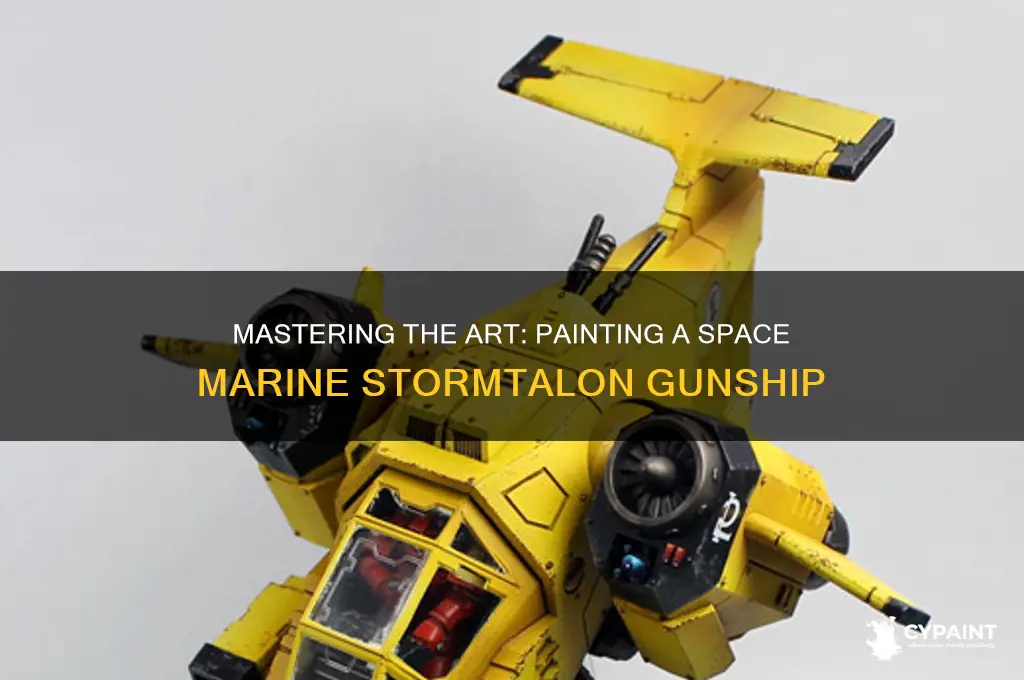 how to paint space marine stormtalon gunship