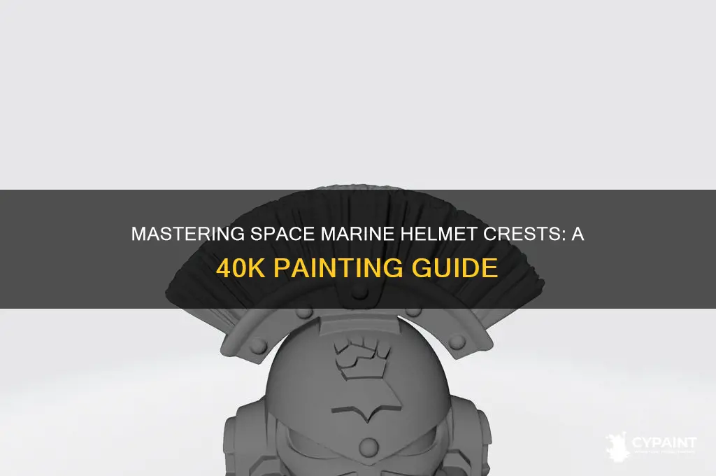 how to paint space marnie helmet crests 40k