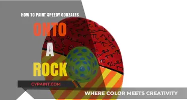 Quick Rock Art: Painting Speedy Gonzales in Simple Steps