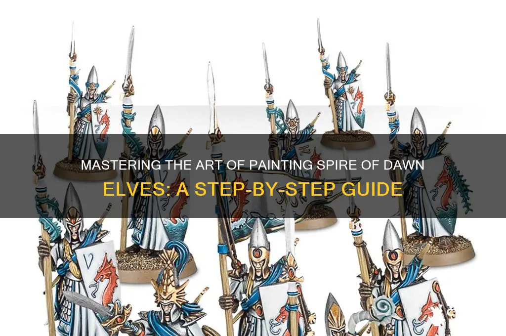 how to paint spire of dawn elves
