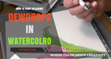 Mastering Watercolor: Techniques for Painting Realistic Splashing Dewdrops
