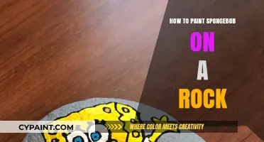Creative Rock Painting: How to Paint SpongeBob on a Rock