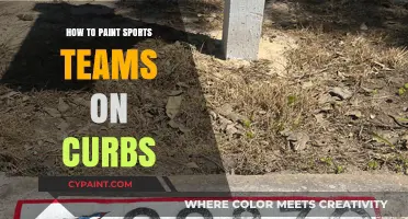 Curb Appeal: Mastering the Art of Painting Sports Teams on Curbs