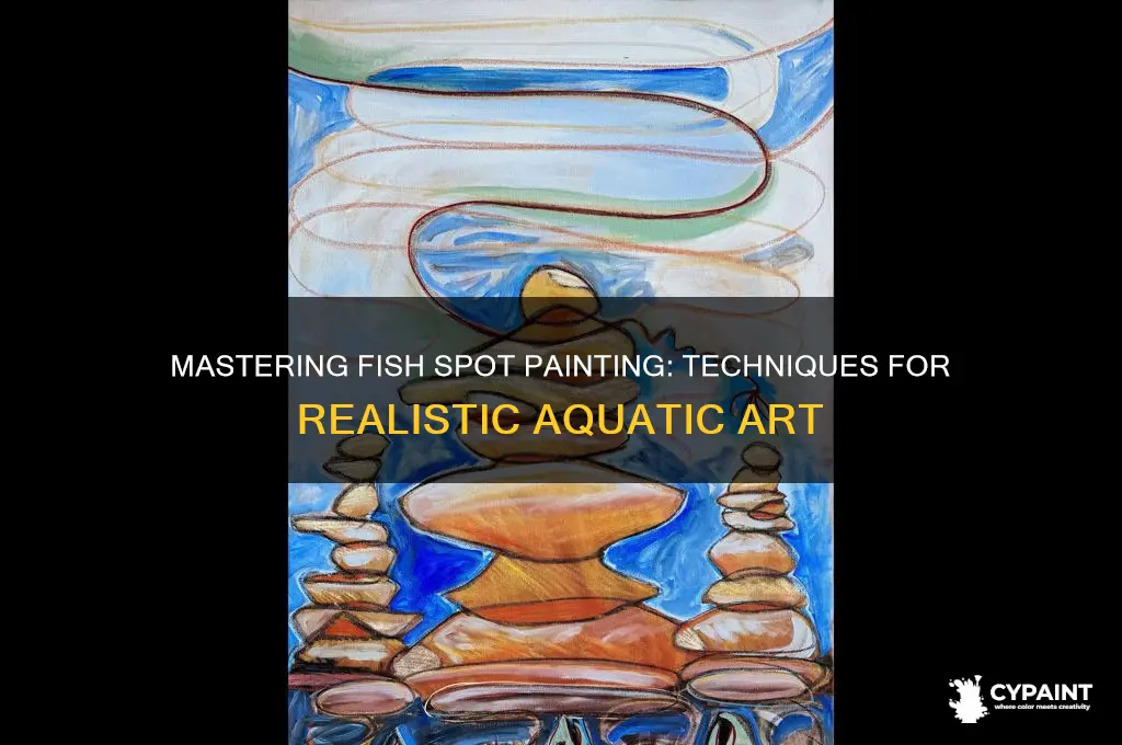 how to paint spots on a fish