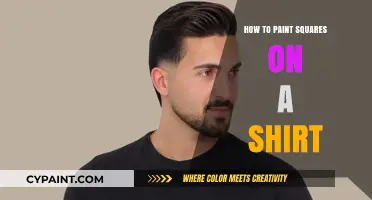 Creative DIY: Painting Perfect Squares on Your Favorite Shirt