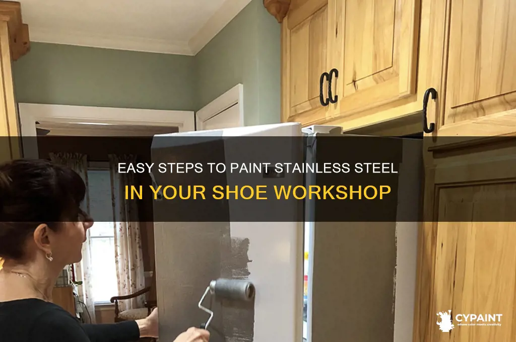 how to paint stainless steel in shoew