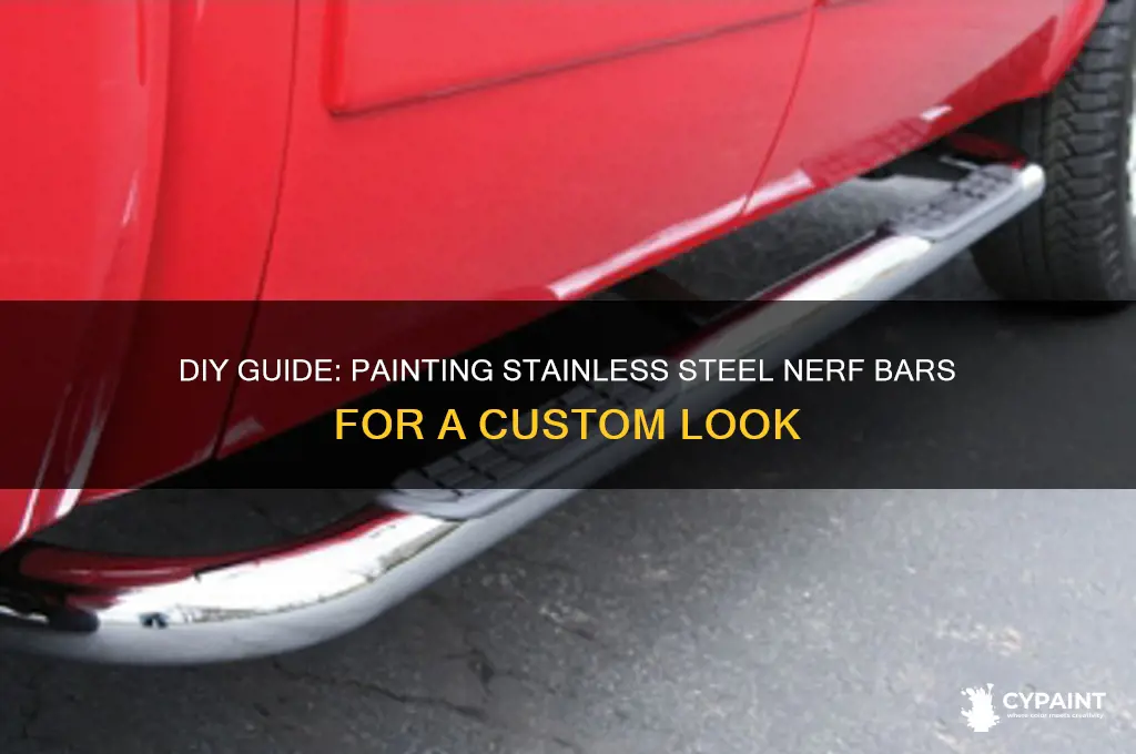 how to paint stainless steel nerf bars