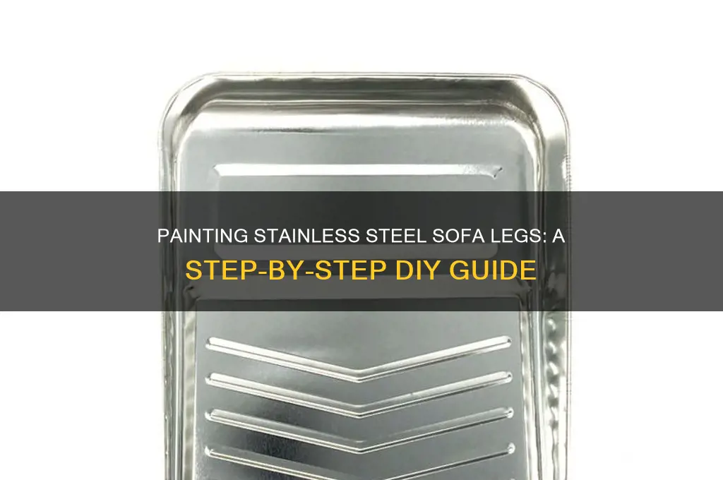 how to paint stainless steel sofa legs