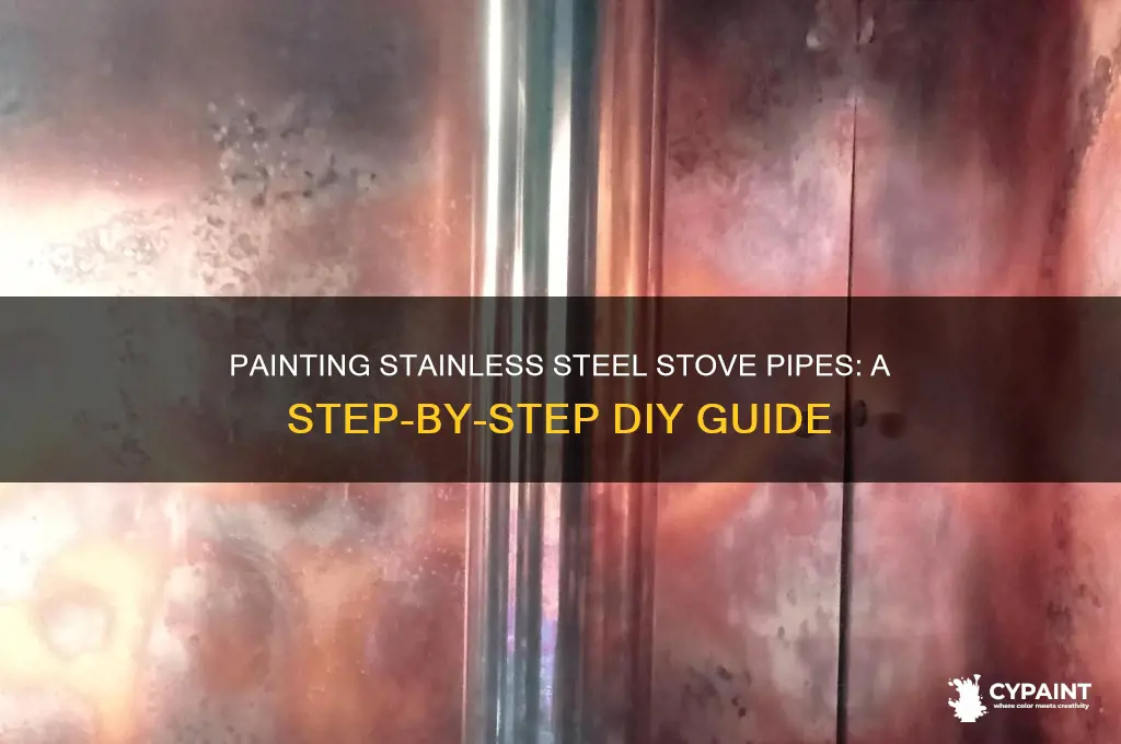 how to paint stainless steel stove pipe