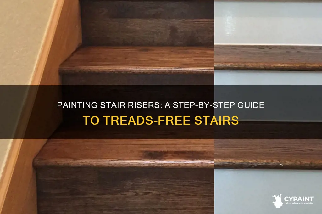 how to paint stairs with no treads
