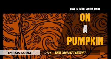 Create a Starry Night Pumpkin: Easy Painting Tutorial