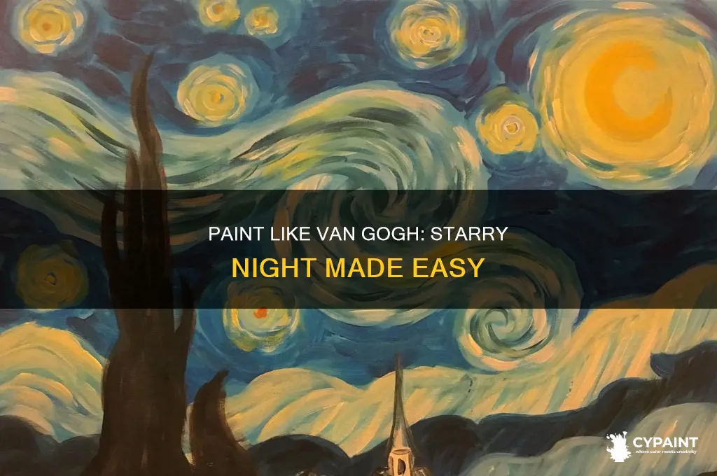 how to paint starry night step by step easy