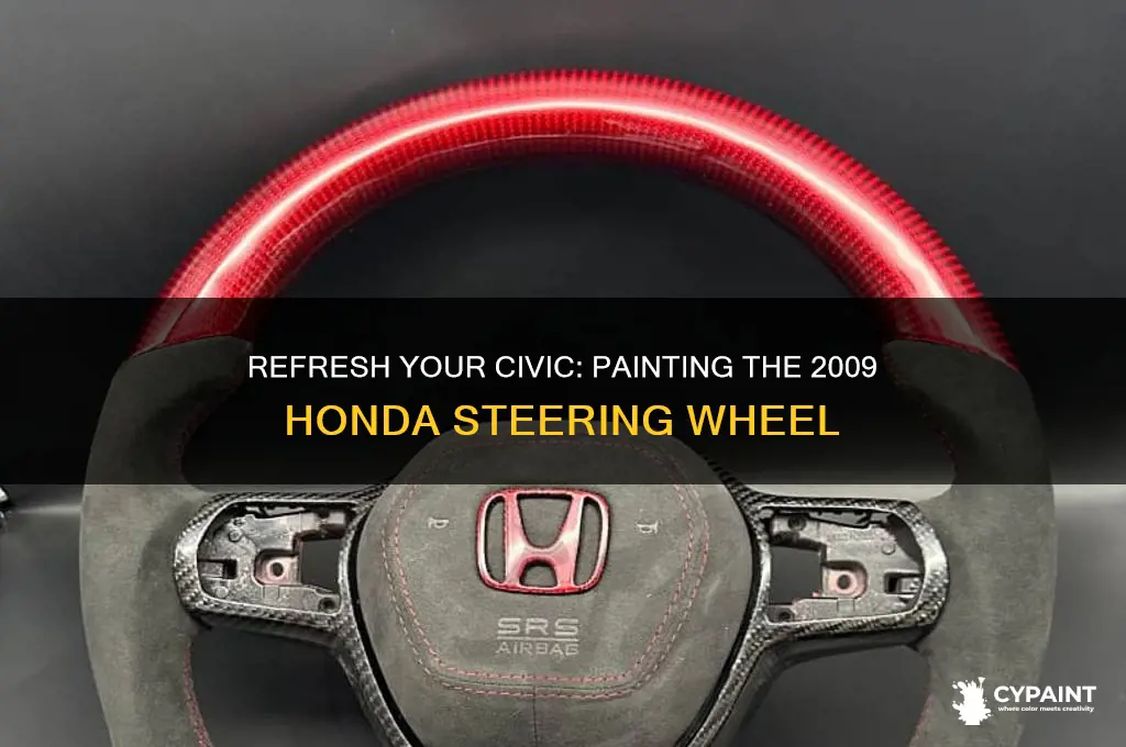 how to paint steering wheel on 2009 honda civic