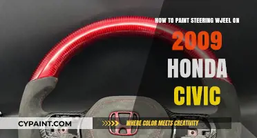 Painting Your 2009 Honda Civic Steering Wheel
