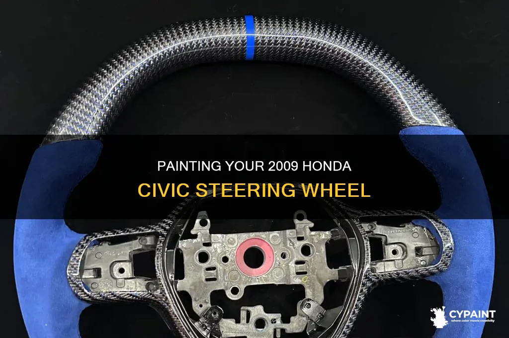 how to paint steering wjeel on 2009 honda civic