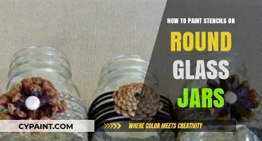 Master Stenciling on Round Glass Jars: Easy Painting Techniques