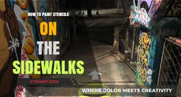 Creative Sidewalk Art: Mastering Stencil Painting Techniques for Vibrant Designs