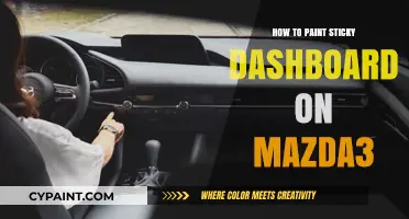Revive Your Mazda3: Easy Steps to Paint a Sticky Dashboard