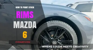 DIY Guide: Painting Mazda 6 Stock Rims for a Fresh Look
