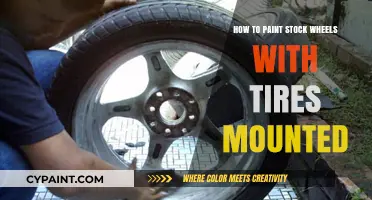 DIY Wheel Transformation: Painting Stock Wheels with Tires Mounted Easily