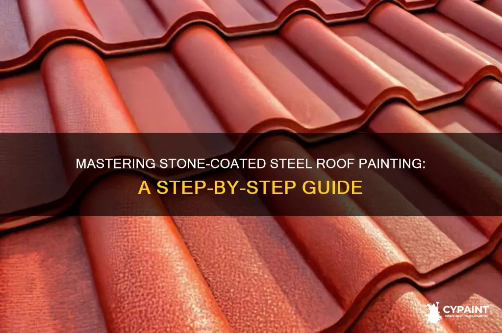 how to paint stone coated steel roof