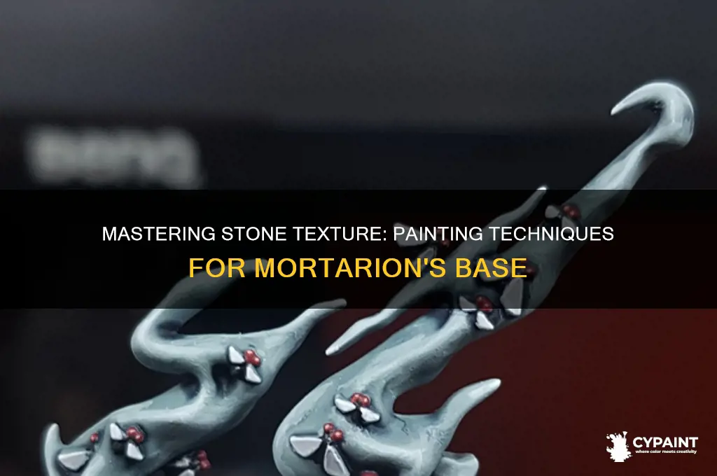 how to paint stone on mortarions base
