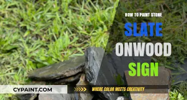 Mastering Stone Slate Painting on Wood Signs: Techniques and Tips