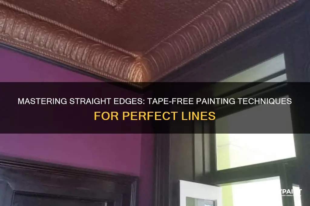 how to paint straight edges without tape