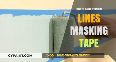 Mastering Straight Lines: Easy Masking Tape Painting Techniques for Beginners