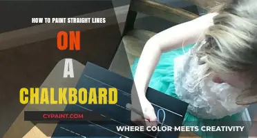 Mastering Chalkboard Art: Tips for Painting Perfect Straight Lines
