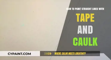 The Perfectly Straight Lines: Tape and Caulk Tricks