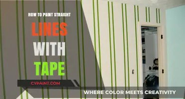 Mastering Straight Lines: Tape Techniques for Perfect Paint Edges
