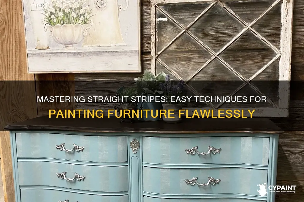 how to paint straight stripes on fernature