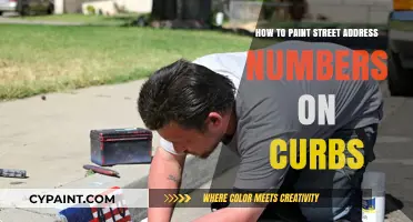 DIY Curb Appeal: Painting Street Address Numbers on Curbs