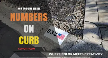 Easy DIY Guide: Painting Street Numbers on Your Curb