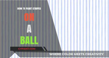 Mastering Striped Ball Painting: Easy Steps for Perfect Patterns