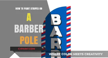 Mastering the Art of Painting Perfect Stripes on a Barber Pole