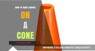 Mastering Striped Cone Painting: Easy Steps for Perfect Lines