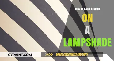 Creative DIY: Painting Perfect Stripes on Your Lampshade Step-by-Step